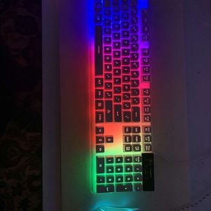 Light up key board